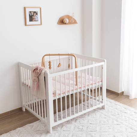 Tapis de parc et jeu - jersey moelleux Flower print+Gold dots print+Piuma ecru+Piuma moka+Stars grizou 9 - vertbaudet enfant 