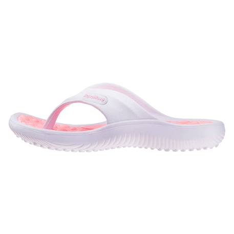 Tongs synthétique ilama Blanc / pêche+Bleu saphir / fuchsia 2 - vertbaudet enfant 