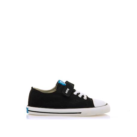 Sneakers garçon fermeture à lacets + scratch Bleu ciel+Blue marine+Noir - Bleu+White 13 - vertbaudet enfant 