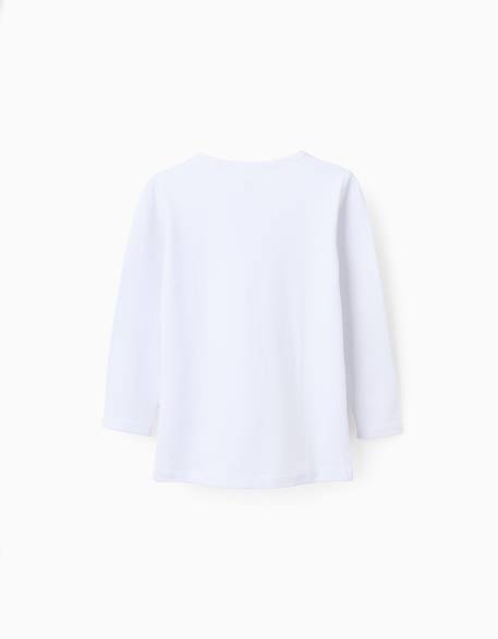 Pack 3 maillots de corps en coton polyester peigné Blanc 2 - vertbaudet enfant 