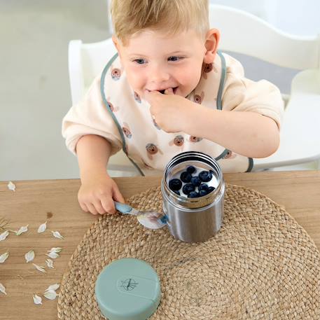 Boîte à repas inox isotherme tiny team chien Vert 6 - vertbaudet enfant 