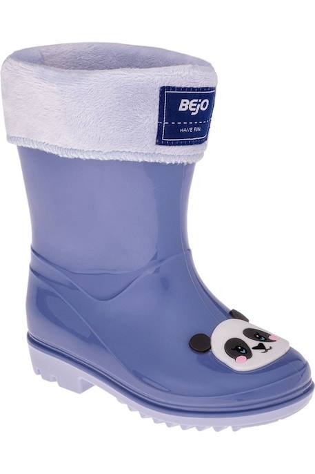 Bottes de pluie motif/style panda  frise Bleuet / gris 1 - vertbaudet enfant 