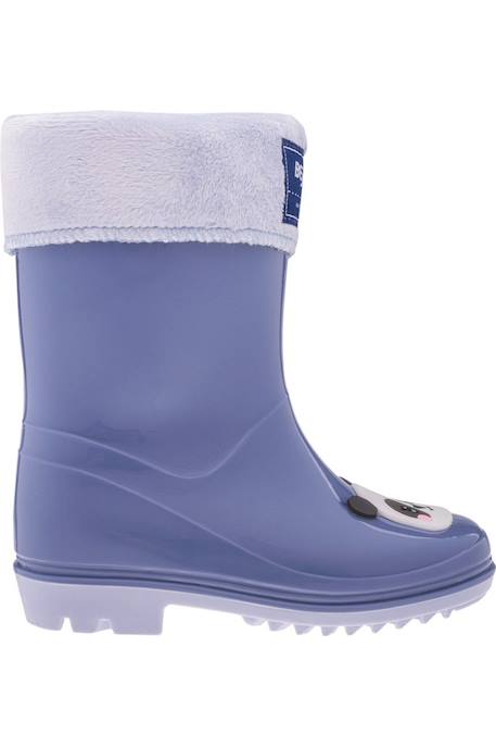Bottes de pluie motif/style panda  frise Bleuet / gris 3 - vertbaudet enfant 