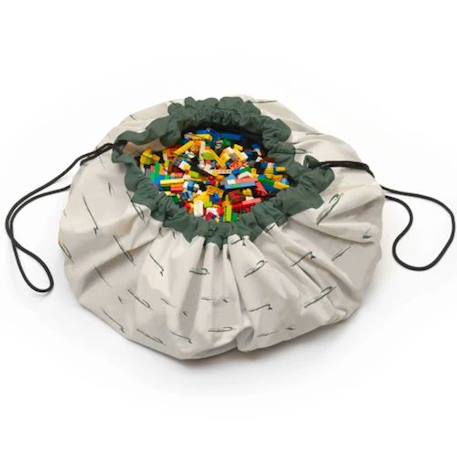 Tapis et sac de rangement croco Vert 2 - vertbaudet enfant 