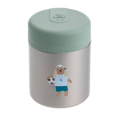 Boîte à repas inox isotherme tiny team chien Vert 3 - vertbaudet enfant 