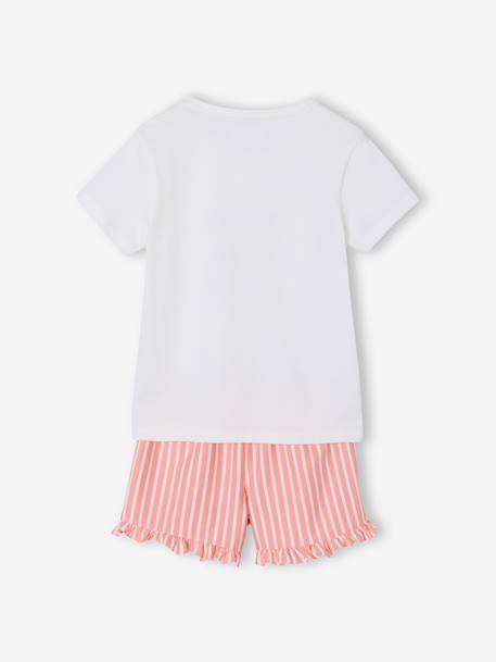 Lot de 2 pyjashort fille écru 8 - vertbaudet enfant 
