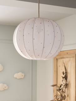 Linge de maison et décoration-Décoration-Abat jour boule en tissu pour suspension