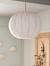 Abat jour boule en tissu pour suspension beige 1 - vertbaudet enfant 