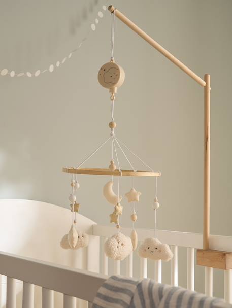 Mobile musical Nuage beige 1 - vertbaudet enfant 