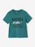 Lot 3 T-shirts manches courtes bleu pétrole+caramel+marine+noix de pécan+vert amande+vert sauge 2 - vertbaudet enfant 