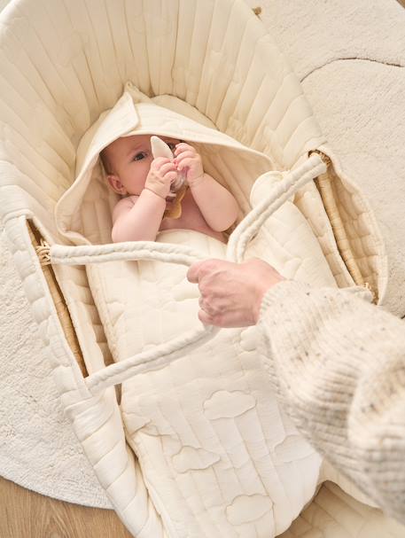 Housse pour couffin en gaze de coton Bord de mer+Hygge+Nuages 14 - vertbaudet enfant 