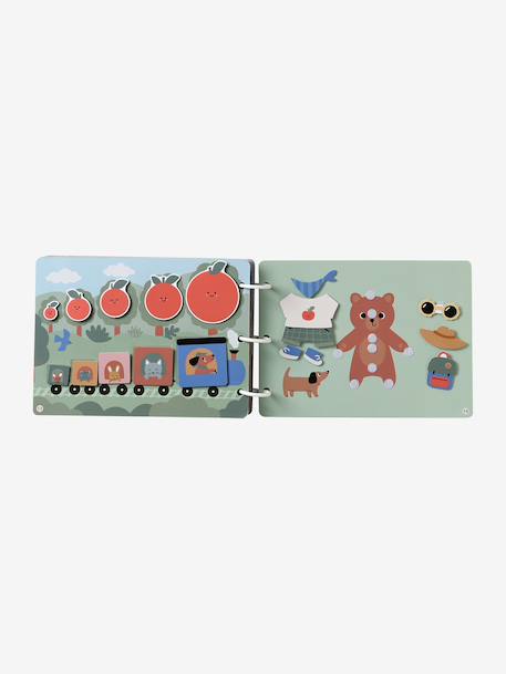 Livre d'apprentissage multi-activités multicolore 3 - vertbaudet enfant 
