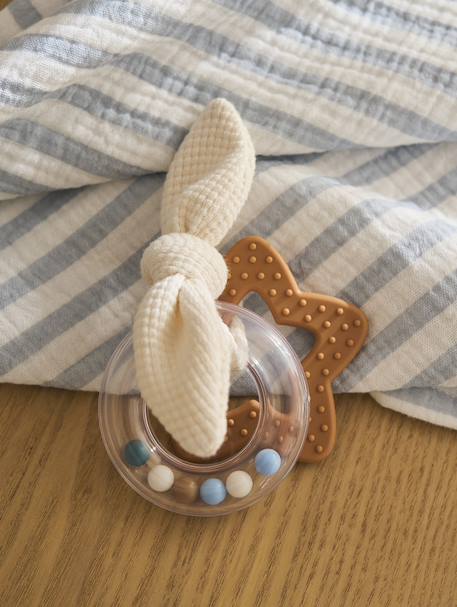 Doudou personnalisable et hochet avec mallette NUAGE blanc 3 - vertbaudet enfant 