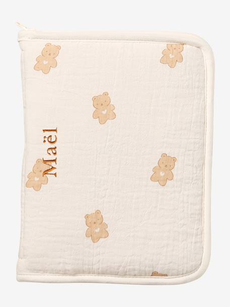 Protège carnet de santé en gaze de coton teddy 4 - vertbaudet enfant 