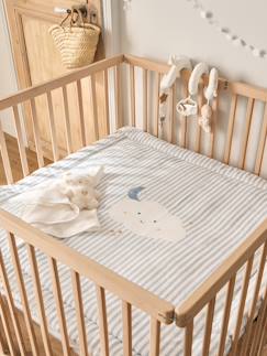 Linge de maison et décoration-Couverture / Fond de parc bébé en gaze de coton DANS LES NUAGES