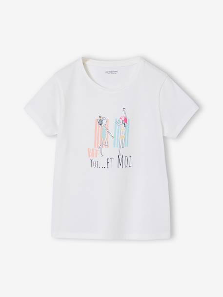 Lot de 2 pyjashort fille écru 3 - vertbaudet enfant 