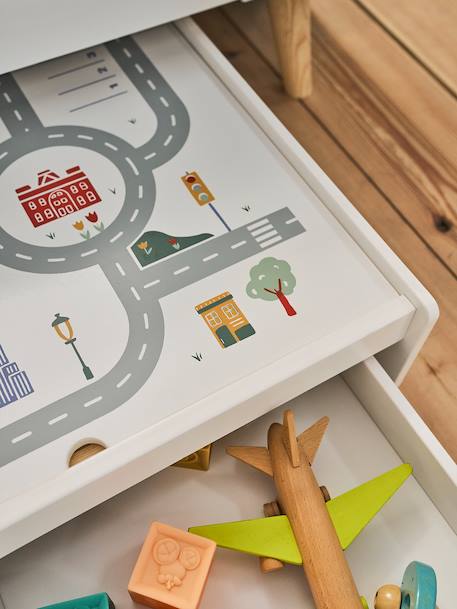 Tiroir de lit enfant circuit de voiture blanc 3 - vertbaudet enfant 