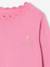 Pull fille personnalisable mandarine+marine+pivoine+vert de gris 12 - vertbaudet enfant 