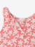 Combinaison bébé fille imprimée bleu imprimé+corail 8 - vertbaudet enfant 