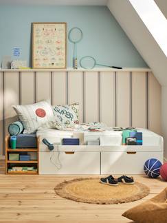 Chambre et rangement-Lit enfant avec rangements 90x200cm Pirouette