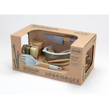 Set de cuisine bioplastique - 11 pièces Pastel 1 - vertbaudet enfant 