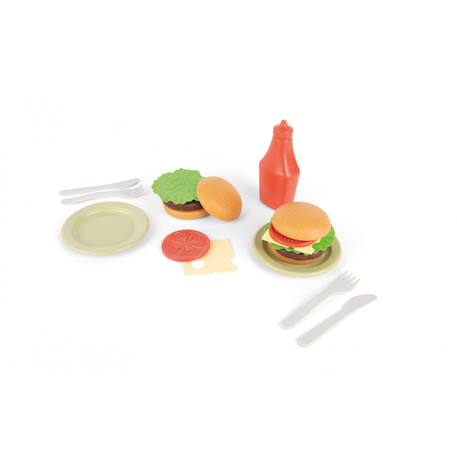 Set hamburger bioplastique - 19 pièces Multicolor 2 - vertbaudet enfant 