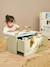 Table d'activités avec coffre de rangement beige+rose 1 - vertbaudet enfant 
