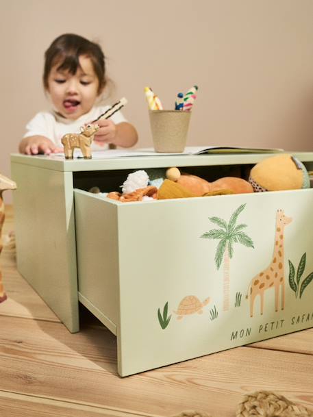 Table d'activités avec coffre de rangement beige+rose 16 - vertbaudet enfant 