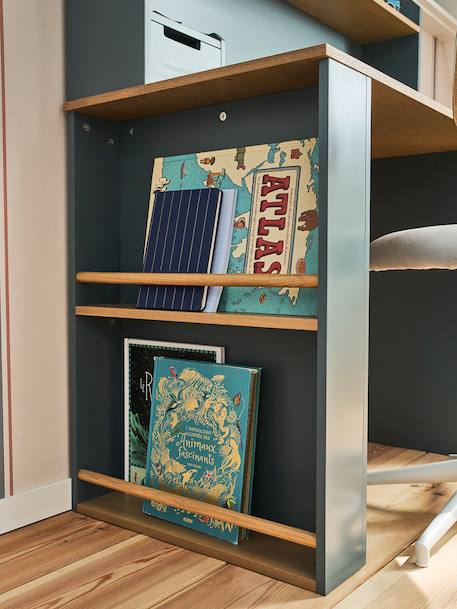 Bureau enfant/ado avec rangement - MISTRAL bleu grisé 6 - vertbaudet enfant 
