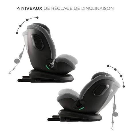 Siege auto xpedition 3 i size pratique confortable Beige+Gris+Noir+Vert 10 - vertbaudet enfant 