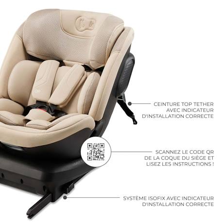 Siege auto xpedition 3 i size pratique confortable Beige+Gris+Noir+Vert 5 - vertbaudet enfant 