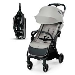 Puériculture-Poussette-Poussette Kinderkraft APINO légère et compacte avec pliage automatique, dossier inclinable et roues increvables