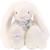 Peluche lapin fleurette Blanc 1 - vertbaudet enfant 