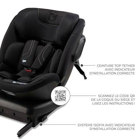 Siege auto xpedition 3 i size pratique confortable Beige+Gris+Noir+Vert 17 - vertbaudet enfant 