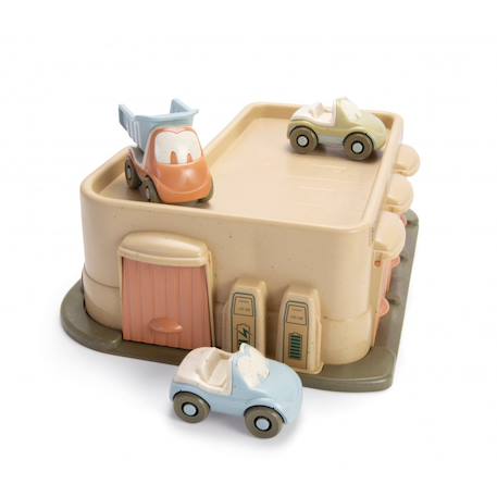 Garage avec petites voitures bioplastique - 3 voitures Pastel 2 - vertbaudet enfant 