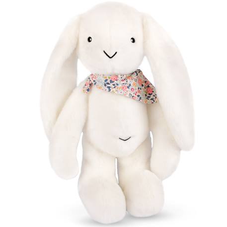 Peluche lapin fleurette Blanc 2 - vertbaudet enfant 