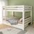 Lit superposé h160 séparable extra-solide en bois massif hercule Blanc 3 - vertbaudet enfant 
