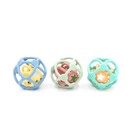 Lot de 2 flexi balles Bleu et jaune+Multi-coloured+Vert+Violette et rose 3 - vertbaudet enfant 