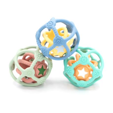 Lot de 2 flexi balles Bleu et jaune+Multi-coloured+Vert+Violette et rose 12 - vertbaudet enfant 
