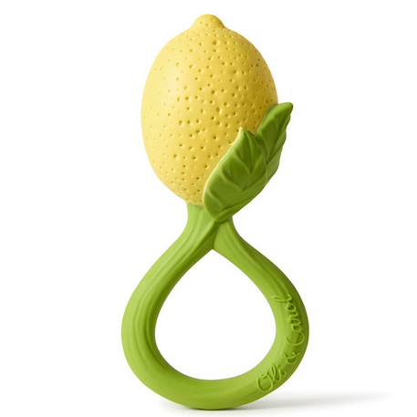 Hochet de dentition - citron Multi-coloured 1 - vertbaudet enfant 