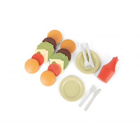 Set hamburger bioplastique - 19 pièces Multicolor 5 - vertbaudet enfant 