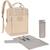 Sac à dos à langer vividal beige green label Beige 3 - vertbaudet enfant 