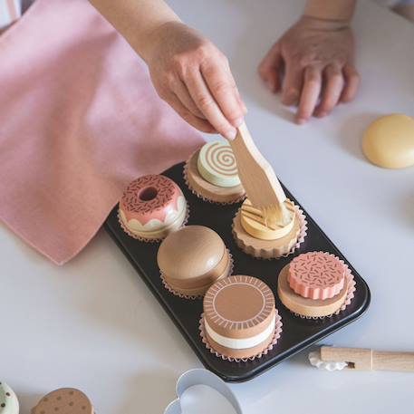 Set de pâtisserie Multicolore+Rose, noir, bleu 7 - vertbaudet enfant 