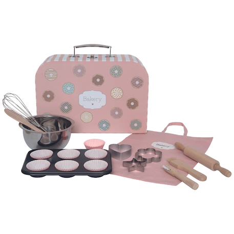 Set de pâtisserie Multicolore+Rose, noir, bleu 6 - vertbaudet enfant 