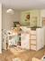 Lit enfant mi-hauteur studio 90x190cm +bureau blanc 2 - vertbaudet enfant 