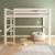 Lit mezzanine extra-solide en bois massif  hercule Blanc 2 - vertbaudet enfant 