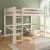 Lit mezzanine extra-solide en bois massif  hercule Blanc 1 - vertbaudet enfant 