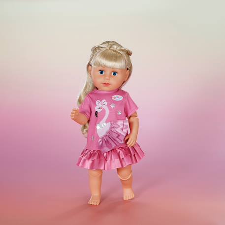 Baby born robe pour poupée flamingo 43 cm Rose 3 - vertbaudet enfant 