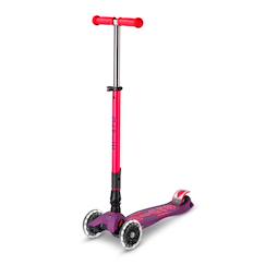 Jouet-Jeux de plein air-Trottinette enfant maxi micro deluxe pliable néon  led