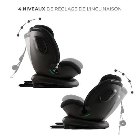 Siege auto xpedition 3 i size pratique confortable Beige+Gris+Noir+Vert 16 - vertbaudet enfant 